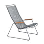 Click Outdoor Lounge Chair - Dark Grey