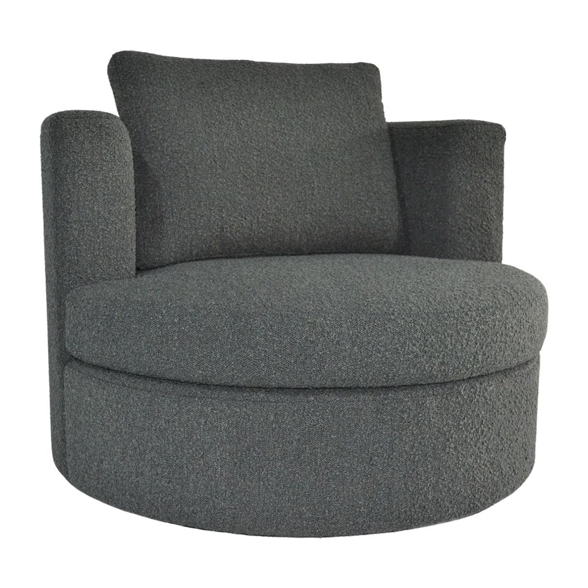 Circular swivel online lounge chair