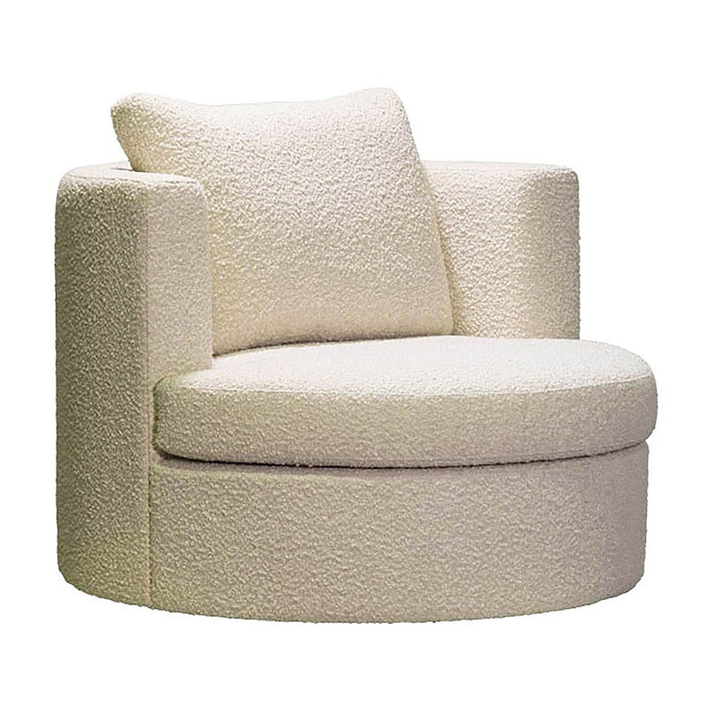 Bergman Boucle Swivel Lounge Chair