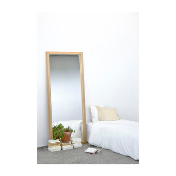 Light Frame Floor Mirror