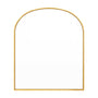 Bella Arch Mirror (55 x 65) - Brass