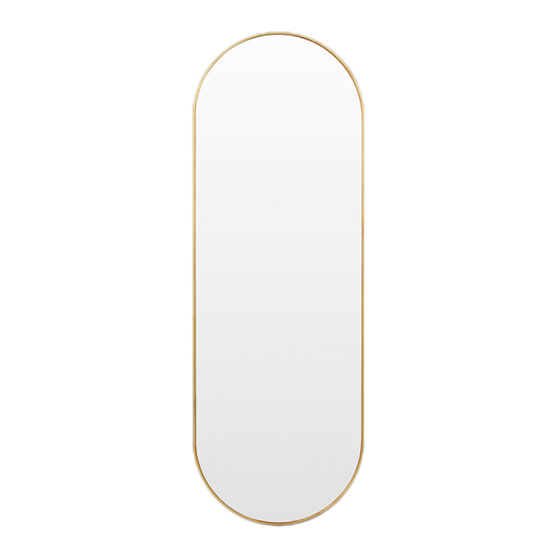 Bjorn Oval Mirror (Brass)