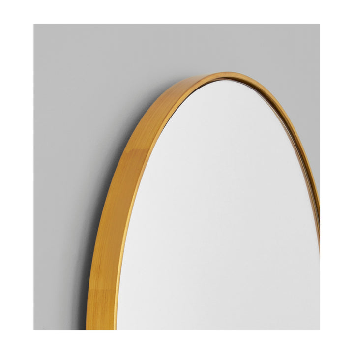 Bjorn Oval Mirror (Brass)