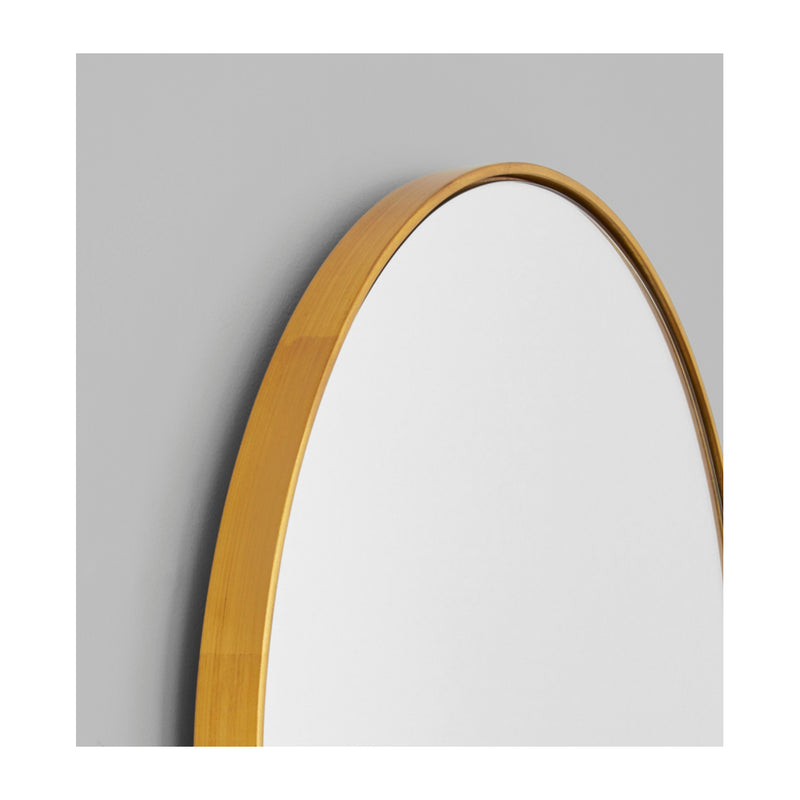 Bjorn Oval Mirror (Brass)