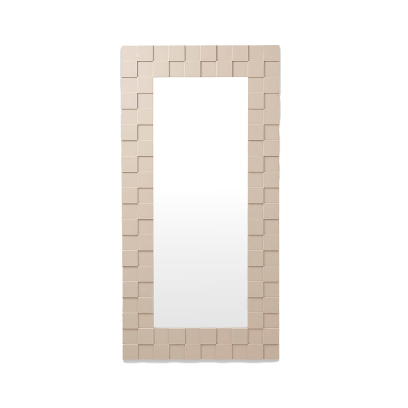 Checked Mirror (Sand)