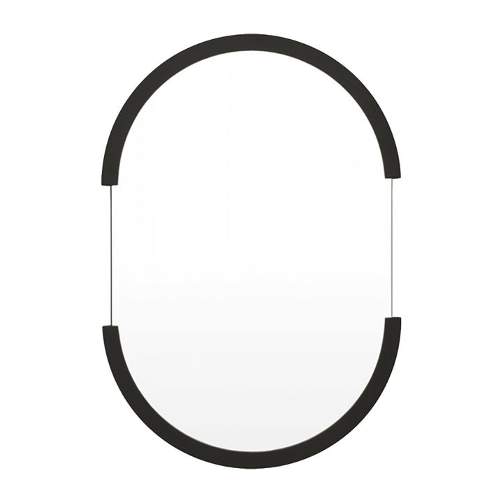 Dawn Oval Mirror (Black)