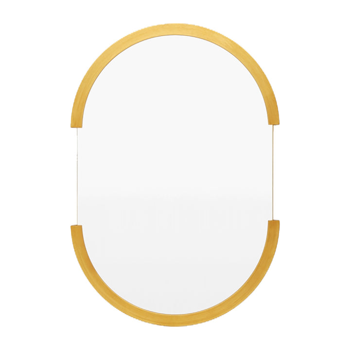 Dawn Oval Mirror (Brass)