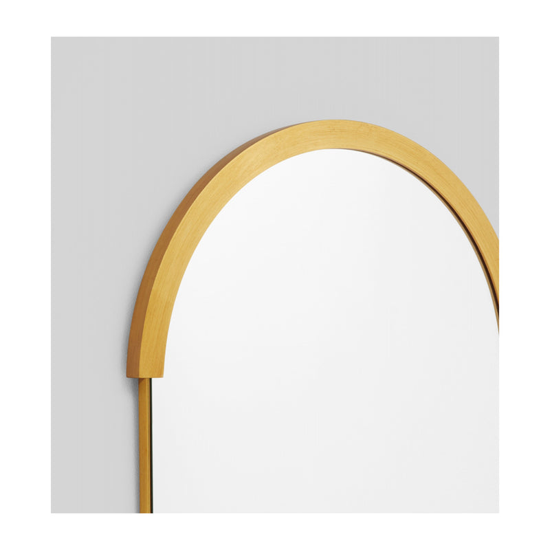 Dawn Oval Mirror (Brass)