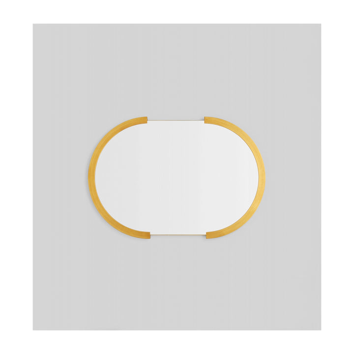 Dawn Oval Mirror (Brass)