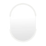 Dawn Oval Mirror (Bright White)