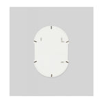 Dawn Oval Mirror (Bright White)