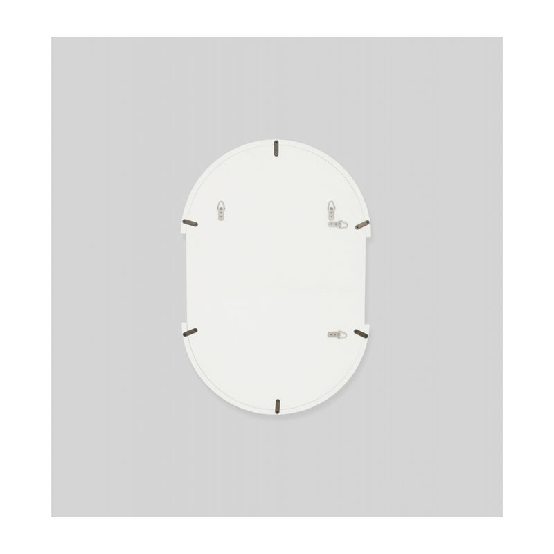 Dawn Oval Mirror (Bright White)