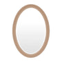 Iona Oval Mirror (80 x 115) - Taupe