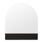 Mira Arched Mirror - Coal