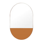 Mira Duo Oval Mirror (Rust)