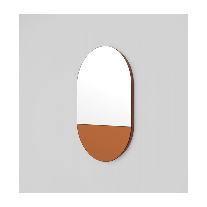 Mira Duo Oval Mirror (Rust)