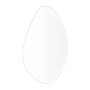 Pebble Mirror (120 x 70cm) - Bright White