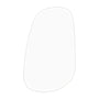 Pebble Mirror (90 x 150cm) - Bright White