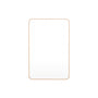 Simplicity Curve Rectangle Mirror (Oak) - 50 x 70cm