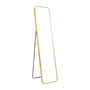 Simplicity Curve Standing Mirror (35 x 152cm) - Brass