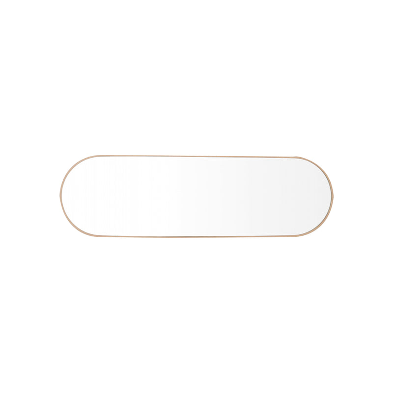 Simplicity Oval Mirror (Oak)