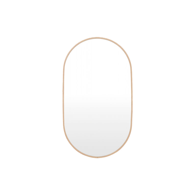 Simplicity Oval Mirror (Oak)