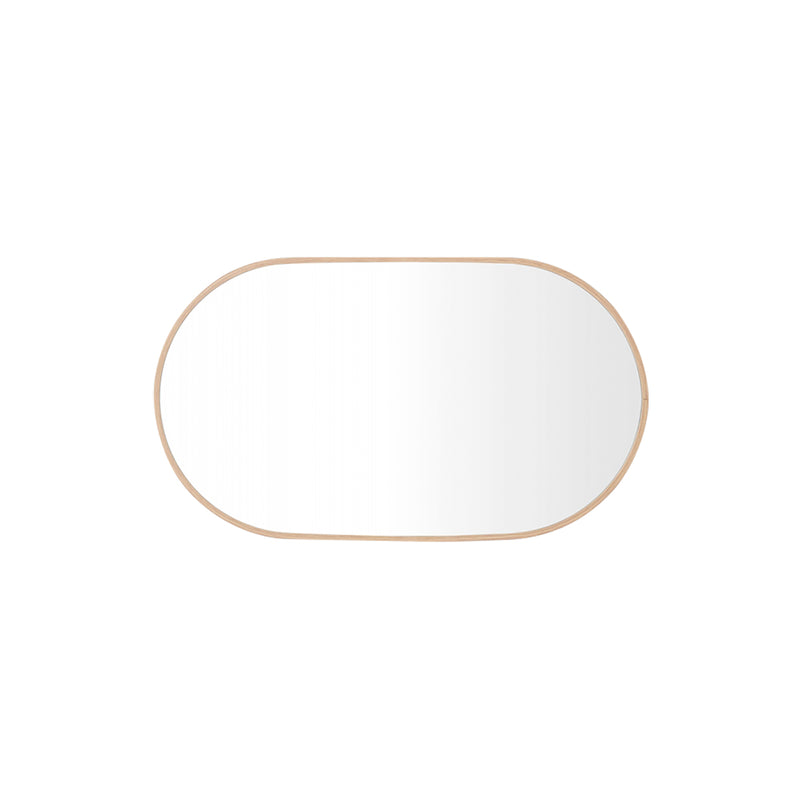 Simplicity Oval Mirror (Oak)