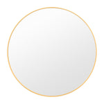 Simplicity Round Mirror (Brass)