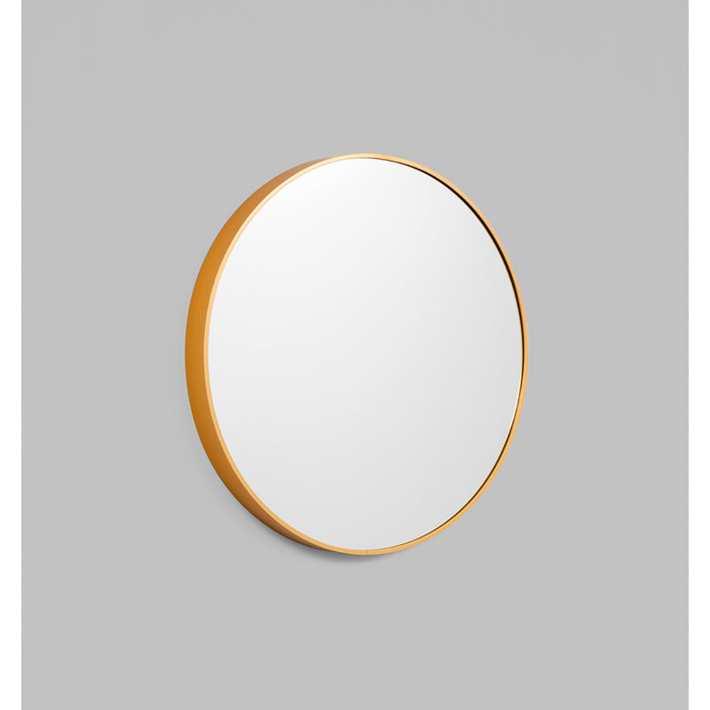 Simplicity Round Mirror (Brass)