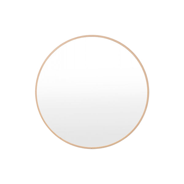 Mirror Roun Sample Simplicity Round Mirror (Oak) – Life Interiors
