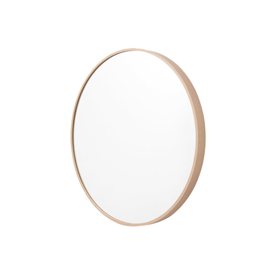 Simplicity Round Mirror (Oak) – Life Interiors
