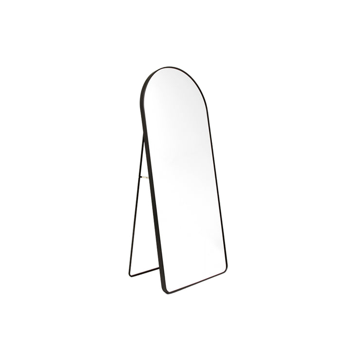 Simplicity Standing Arch Curve Mirror (Black)