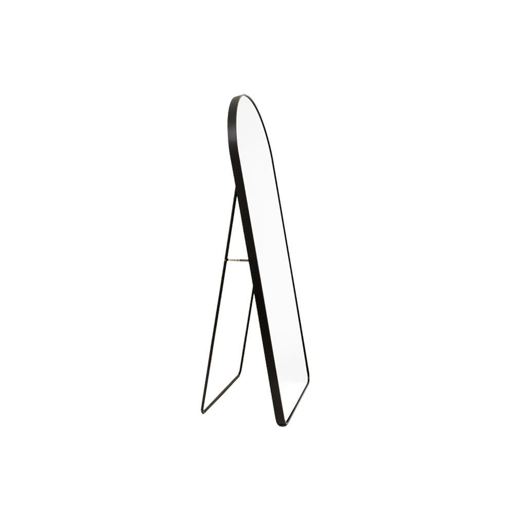 Simplicity Standing Arch Curve Mirror (Black)