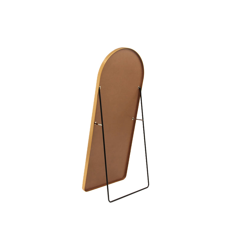 Simplicity Standing Arch Curve Mirror (Gold)