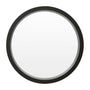 Wood Circle Mirror - Dark / 80cm