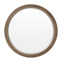 Wood Circle Mirror - Hazel / 65cm