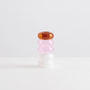Grande Pauline Candle Holder - Amber / Pink / White