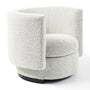 Arena Boucle Occasional Chair - Silver