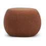 Pouf Fabric Ottoman - Rust