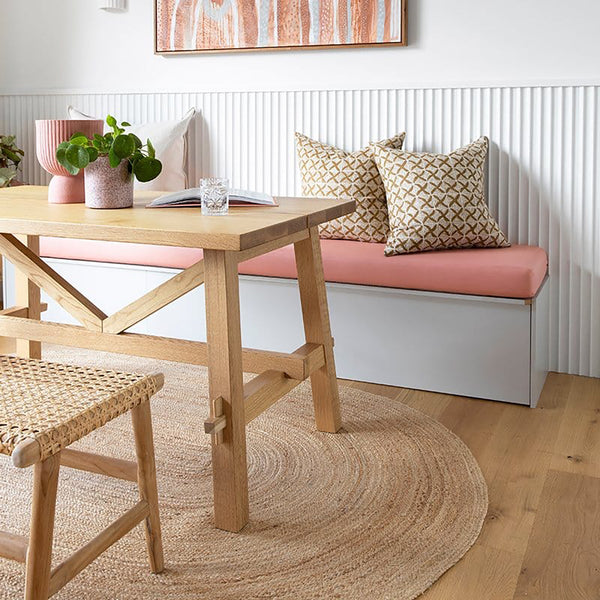 Amber Braided Oval Jute Rug Online Buy, Beige Plain Contemporary Jute