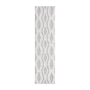 Dayna Diamond Runner Rug - Ivory / Grey / 0.8 x 3m
