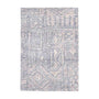 Karmen Geometric Patterned Rug - Blue / Ivory / 1.9 x 2.8m