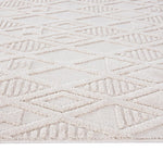 Kira Diamond Detail Textured Rug