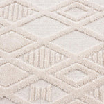 Kira Diamond Detail Textured Rug