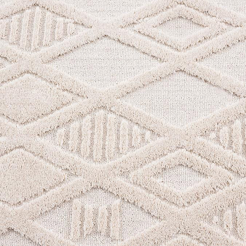 Kira Diamond Detail Textured Rug