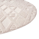 Kira Diamond Detail Textured Rug