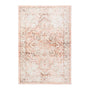 Veronique Distressed Washable Rug - Peach / Brown / 1.2 x 1.8m
