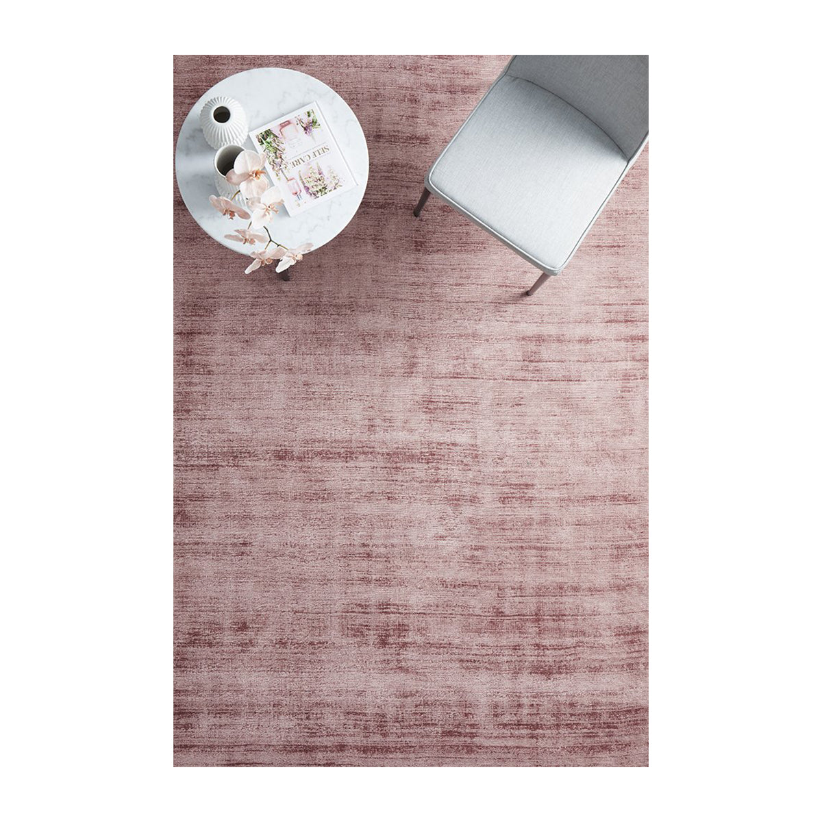 Bliss Hand Loomed Viscose Rug | Buy Bliss Online - Blush, Contemporary ...
