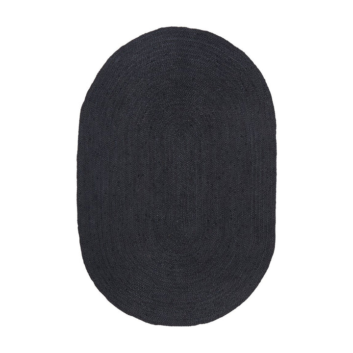 Bondi Oval Rug (Black)