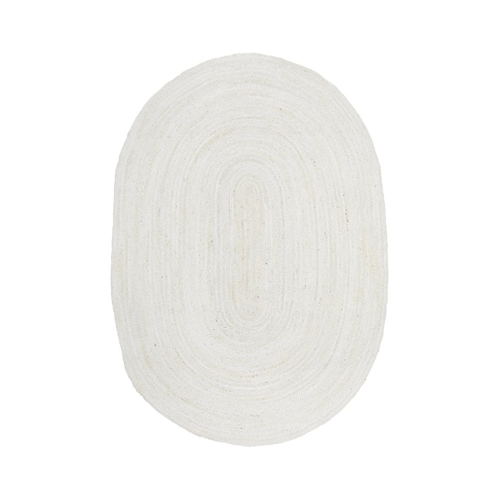 Bondi Oval Rug (White)